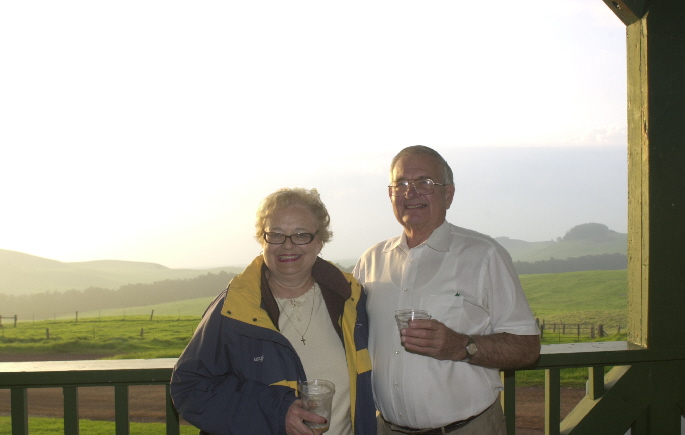 Joe and Cheryl at Kahua Ranch