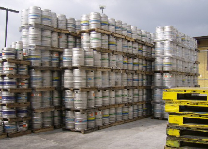 Could one person drink all these kegs?